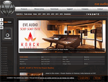 Tablet Screenshot of eve-audio.com